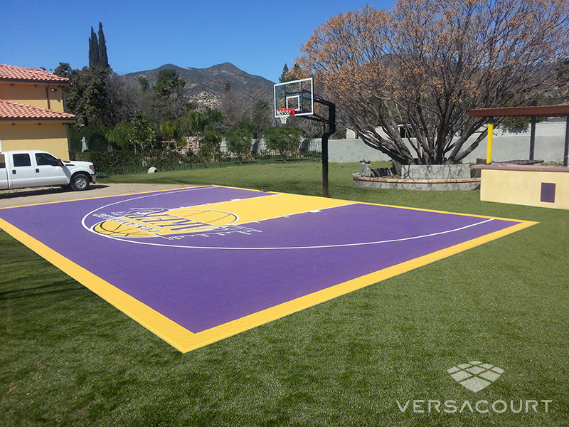 Grass & More Outdoor Services | Backyard Basketball Court ...