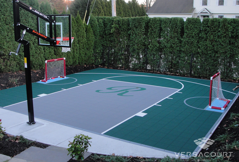 25x25 Basketball Court - Hunter Gray