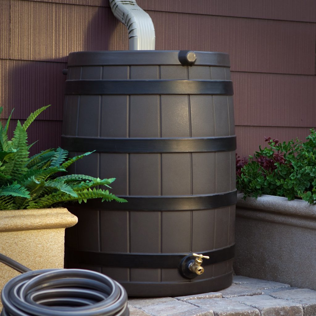 Grass and More Outdoor Rain Barrels