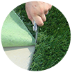 artificial lawn installation