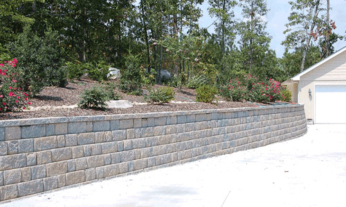 Paver Wall